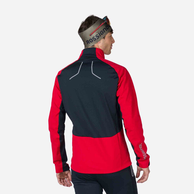 Chaqueta softshell Rossignol, chaqueta de esquí nórdico para hombre