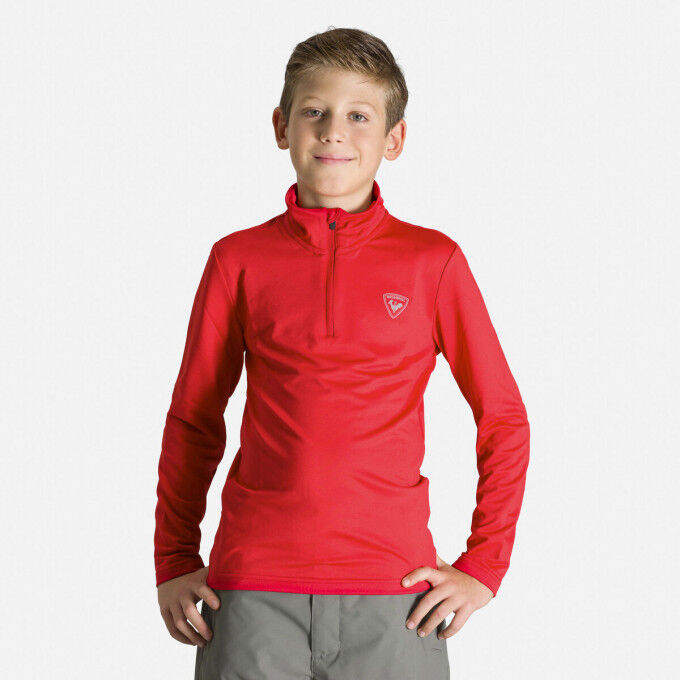 Polar para niños : Rossignol BOY 1/2 ZIP WARM STRETCH