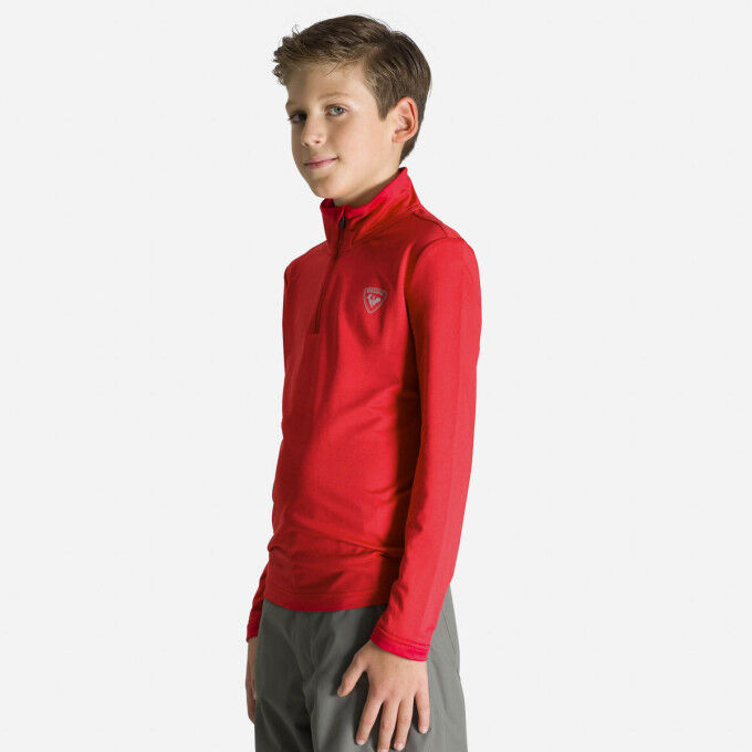 Polar para niños : Rossignol BOY 1/2 ZIP WARM STRETCH