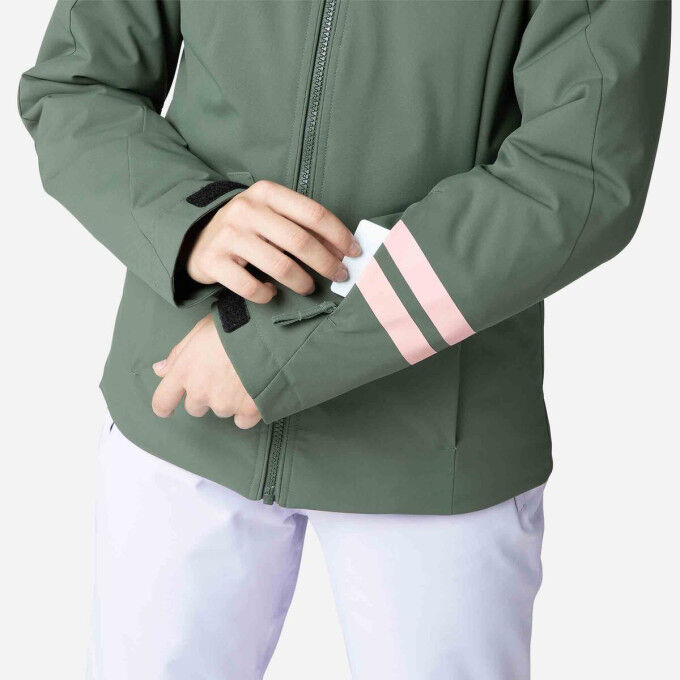 Rossignol Mädchen Skijacke Im Jeans-Look – Wasserdichte Funktionsjacke Mit Kapuze