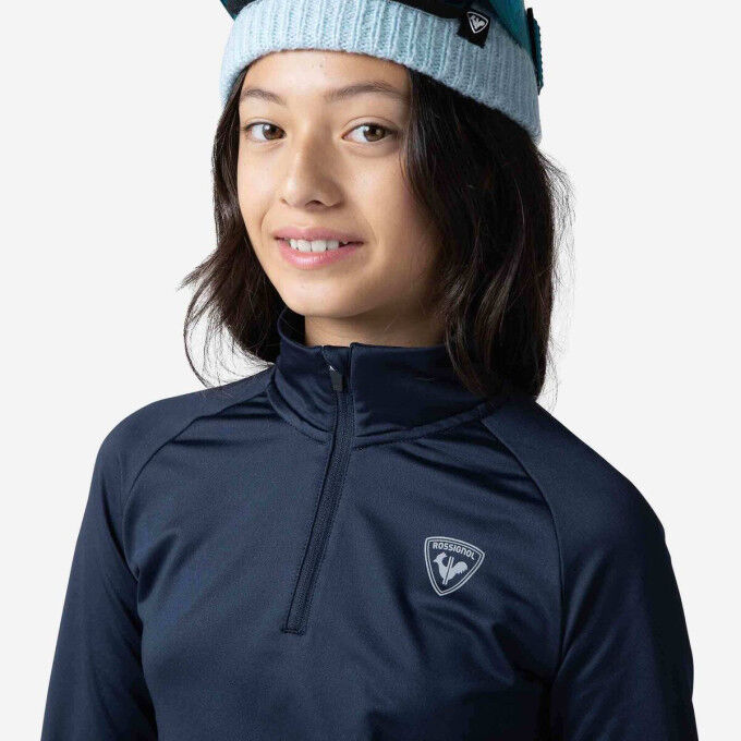 Vellón para niña Rossignol : GIRL 1/2 ZIP WARM STRETCH