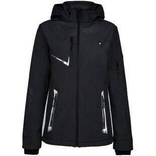 Aulp SOFTSHELL NEVIM Chaqueta negra para hombre
