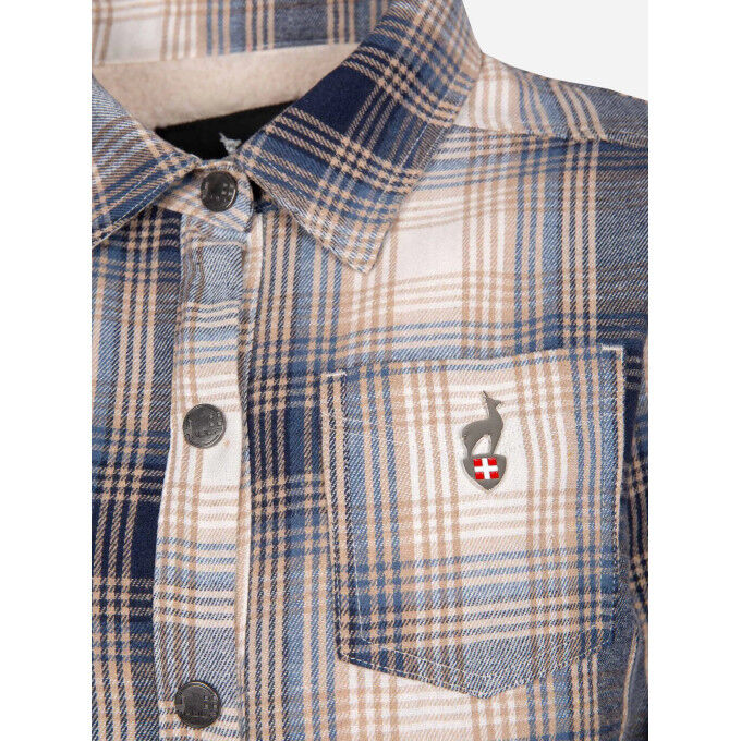 SUR CHEMISE A CARREAUX F