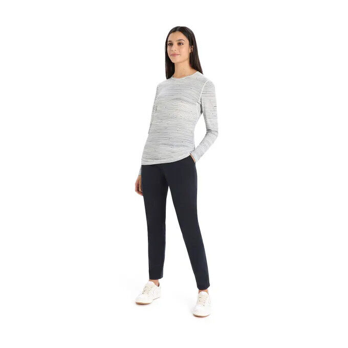 WOMEN 200 OASIS LS CREWE SKI TRACKS