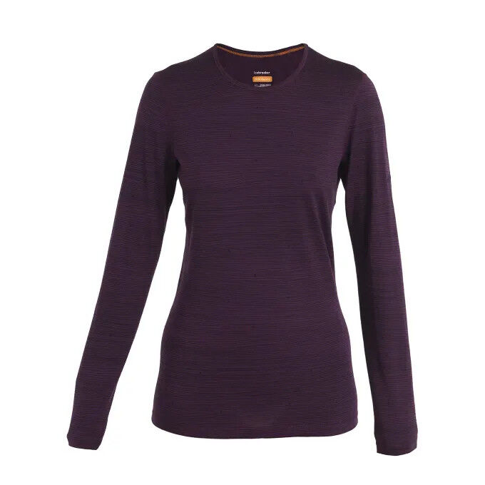 Camisetas térmicas Icebreaker MUJER 200 OASIS LS CREWE SKI TRACKS