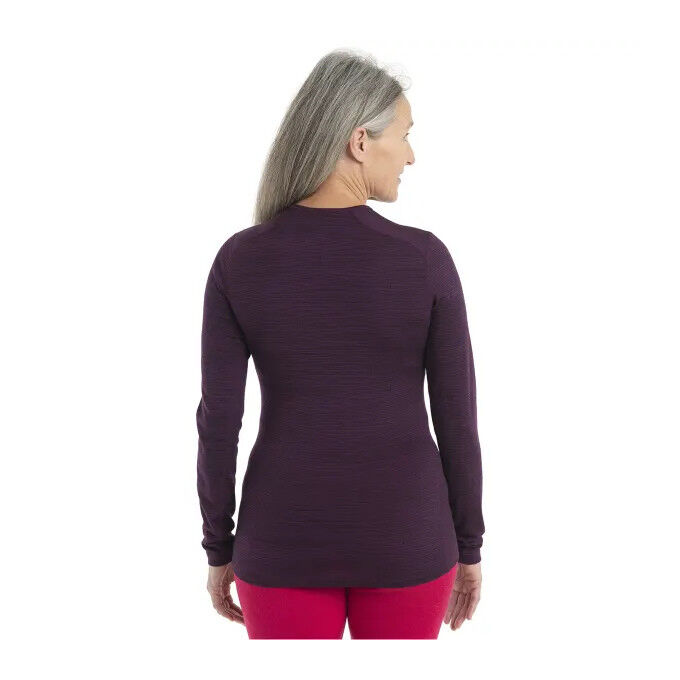 Camisetas térmicas Icebreaker MUJER 200 OASIS LS CREWE SKI TRACKS