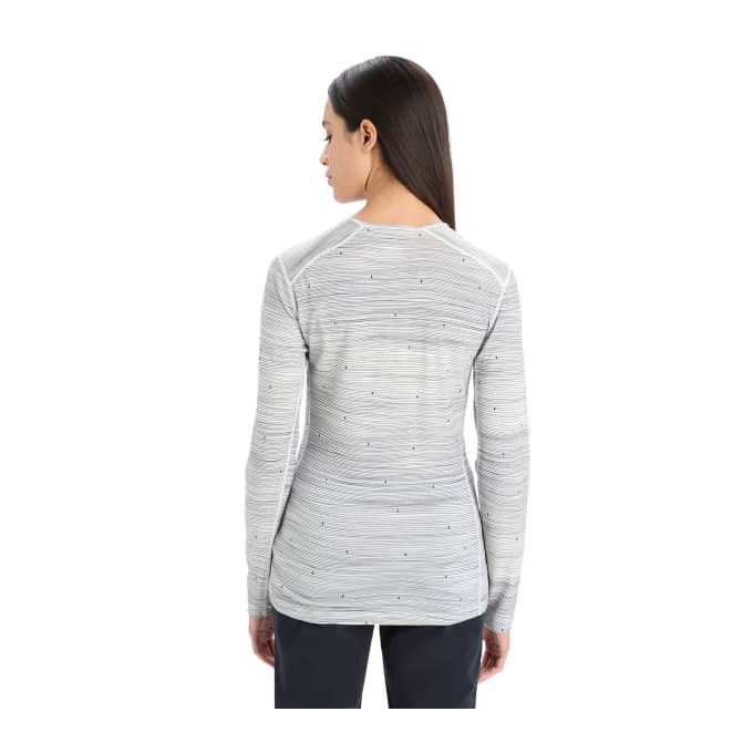 WOMEN 200 OASIS LS CREWE SKI TRACKS