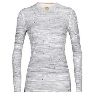 WOMEN 200 OASIS LS CREWE SKI TRACKS