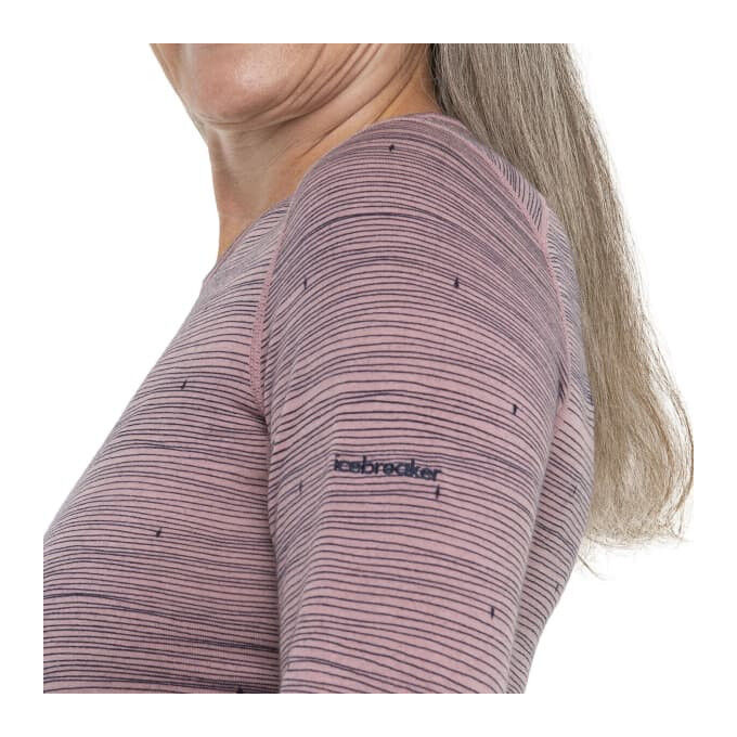 Camisetas térmicas Icebreaker MUJER 200 OASIS LS CREWE SKI TRACKS