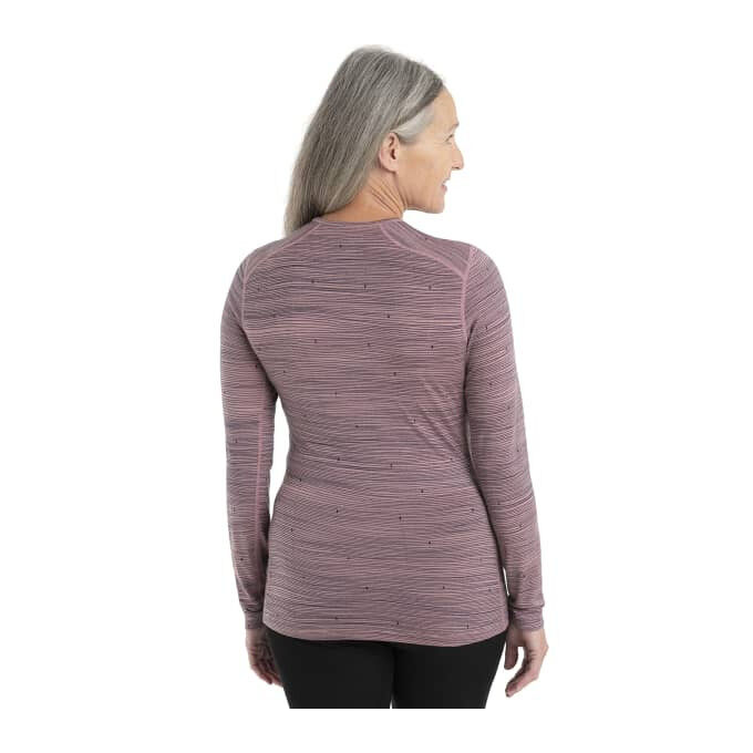 Camisetas térmicas Icebreaker MUJER 200 OASIS LS CREWE SKI TRACKS