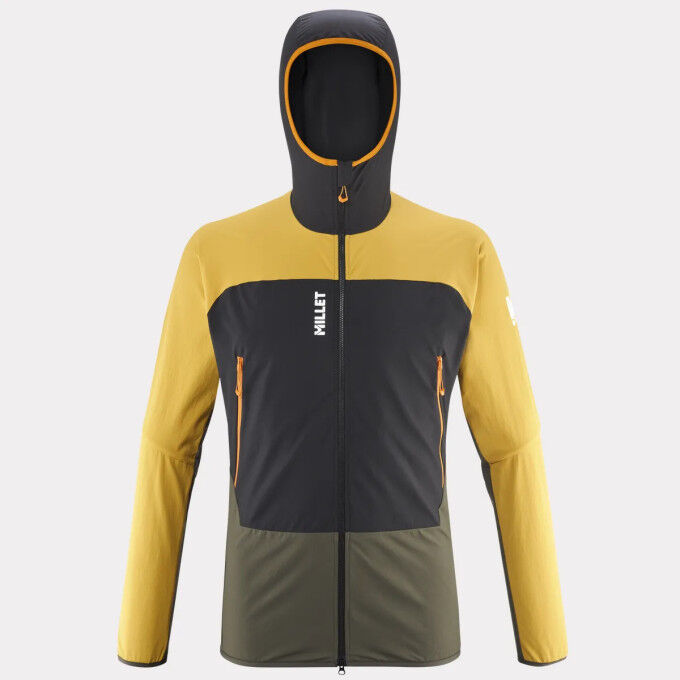 Men's Millet FUSION XCS Deep Jungle/Safran softshell jacket