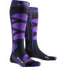 CHARCOAL MELANGE/PURPLE