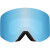 Spy MARAUDER Happy Boost Ice Blue Mirror + HB LL COR White ski mask