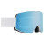 Spy MARAUDER Happy Boost Ice Blue Mirror + HB LL COR White ski mask