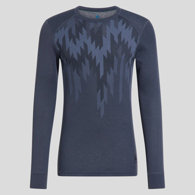 T-shirt technique homme ACTIVE WARM ECO GRAPHIC BL TOP CREW NECK L/S