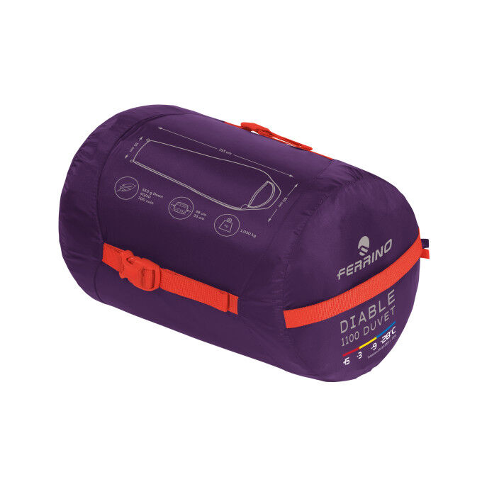 SLEEPINGBAG DIABLE 1100 DUVET RDS DOWN