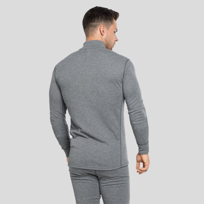 T-shirt à col montant zippé Odlo FITTED TURTLE NECK L/S 1/2 ZIP