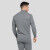 T-shirt à col montant zippé Odlo FITTED TURTLE NECK L/S 1/2 ZIP