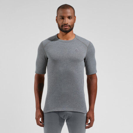 ACTIVE WARM BL TOP CREW NECK S/S