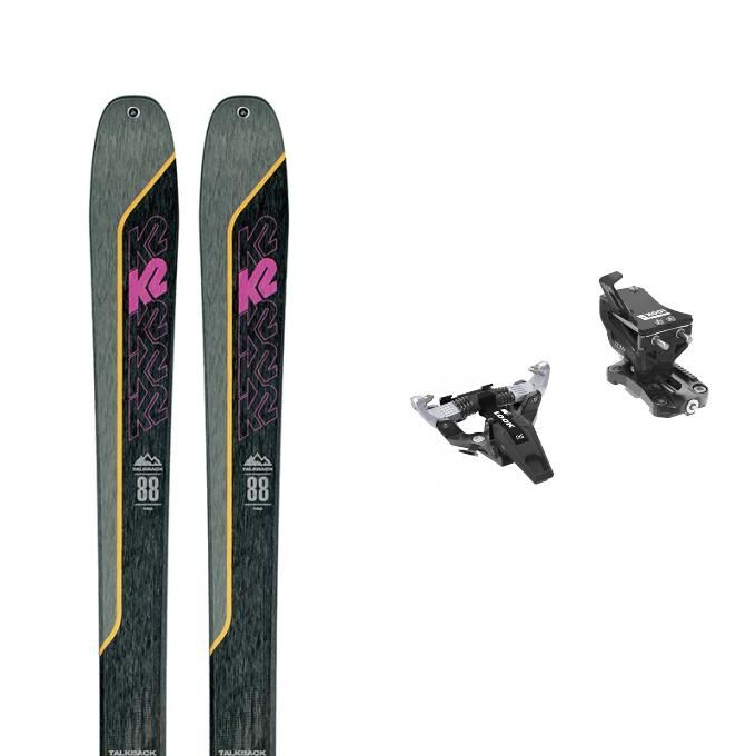 Pack of K2 TALKBACK 88 skis...