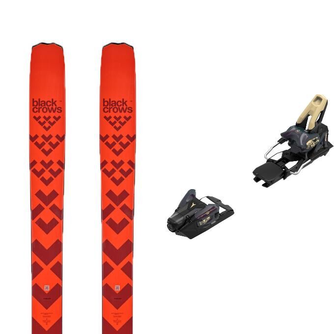 Black Crows NOCTA freeride ski pack with bindings