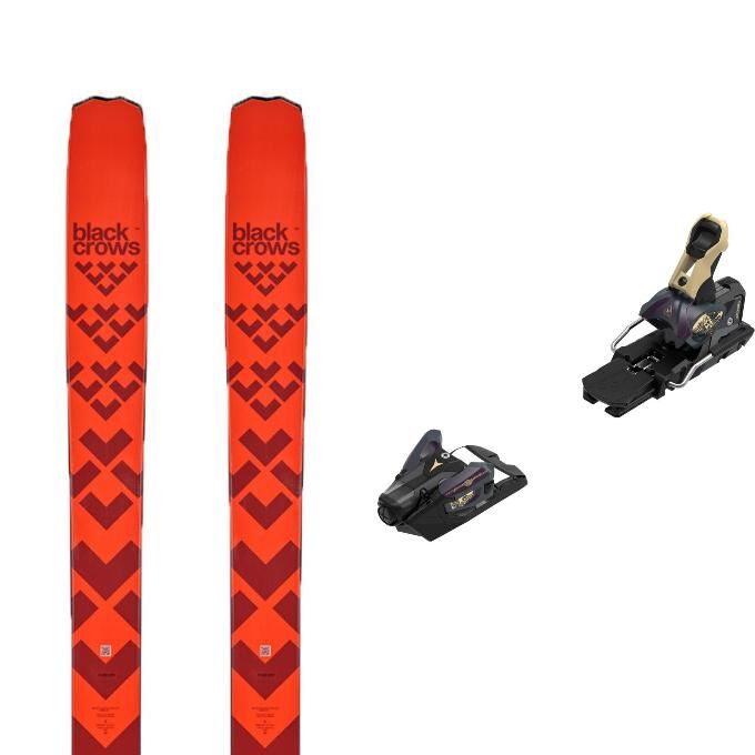 Black Crows NOCTA freeride ski pack with bindings