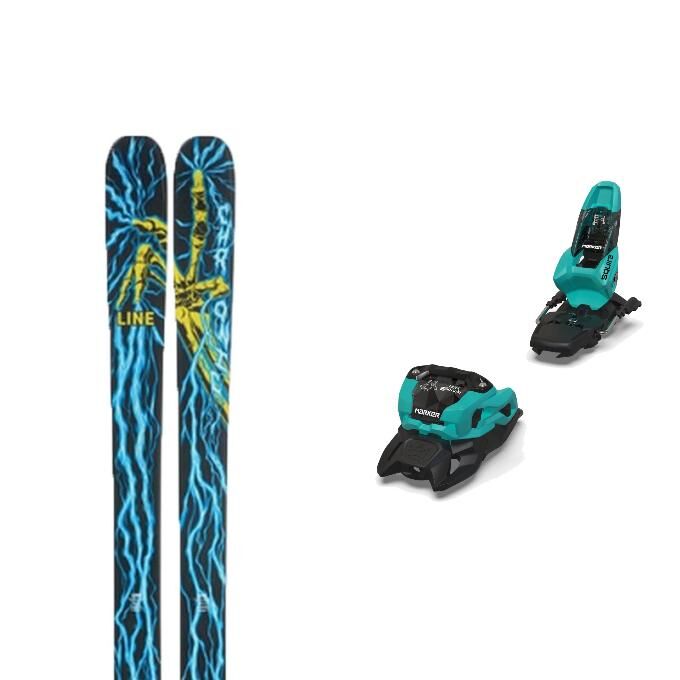 Pack of versatile Völkl KENDO 88 freeride skis + DEMO FDT FREE 23