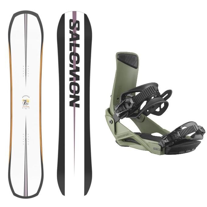 Salomon ASSASSIN snowboard pack with bindings