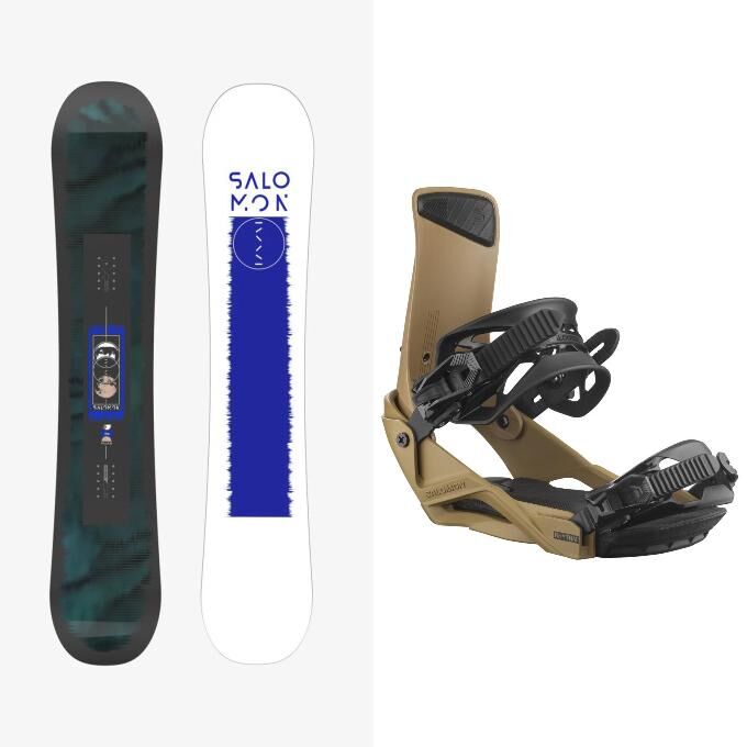 Salomon PULSE beginner snowboard pack with bindings