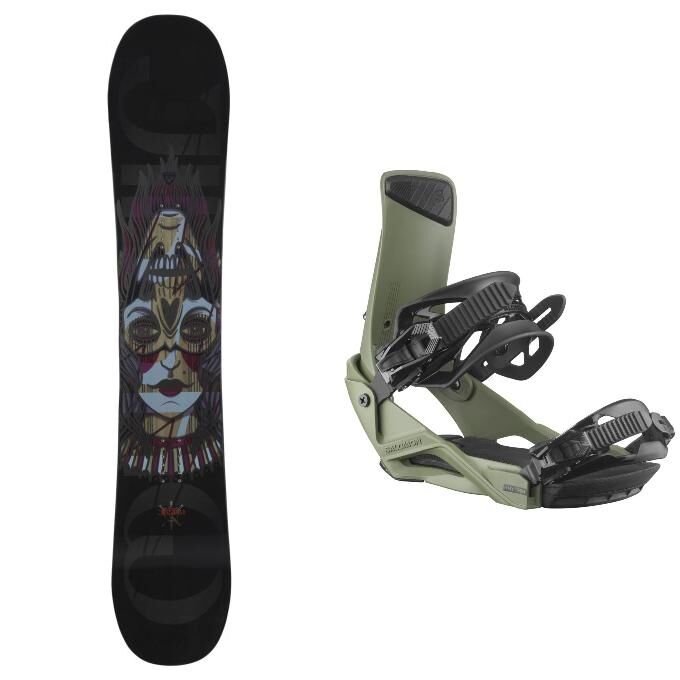 Rossignol Jibsaw all-mountain snowboard pack with bindings