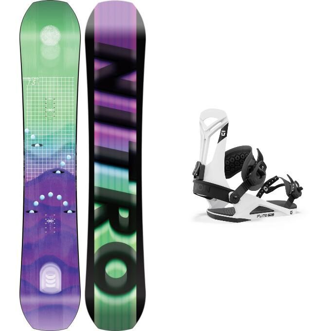 Forum Recon Snowboard + Bindings Pack | Total Versatility