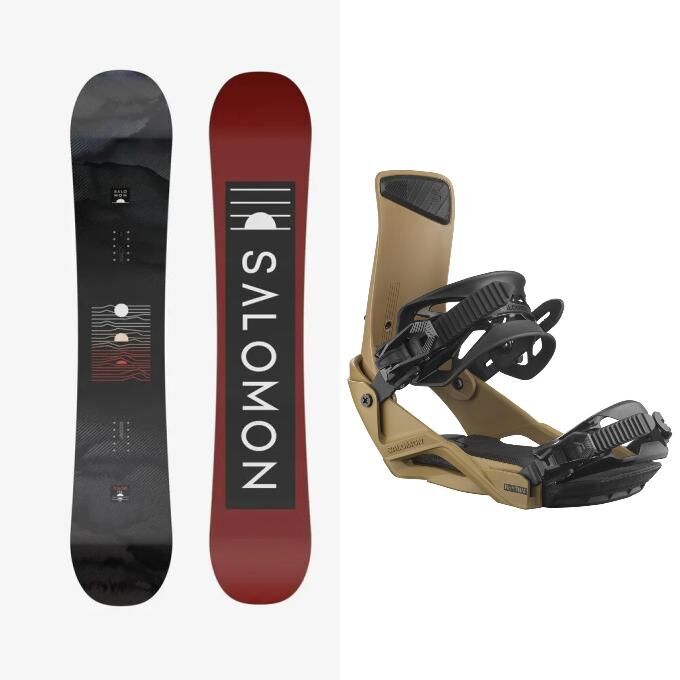 Salomon PULSE beginner snowboard pack with bindings