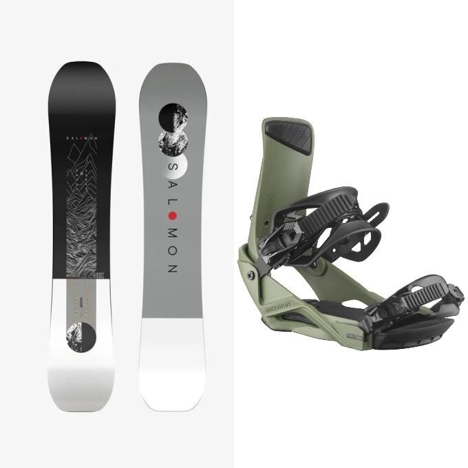 Salomon SIGHT Snowboardrucksack mit Bindungen