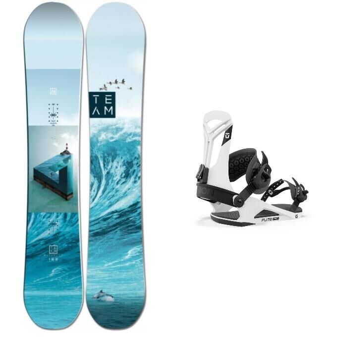 Nitro T1 X FFF Snowboard Pack + Bindings – Men's Freestyle Park Set