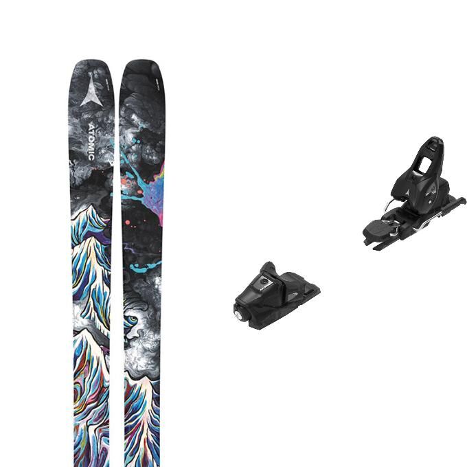 Women's Atomic CLOUD C8 piste skis + M10 GW bindings