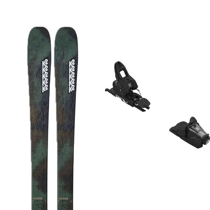 Faction MANA 4 freestyle ski pack with bindings