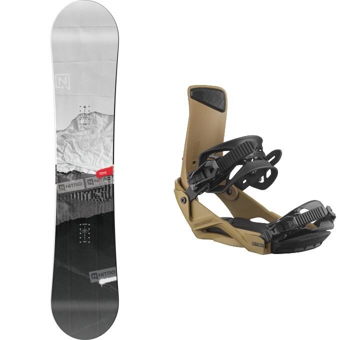 Salomon PULSE beginner snowboard pack with bindings