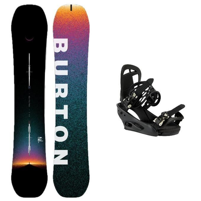 Burton CUSTOM X BOARD snowboard pack + binding