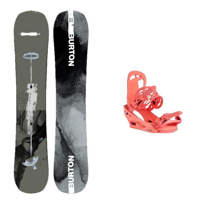 Burton INSTIGATOR snowboard pack with bindings