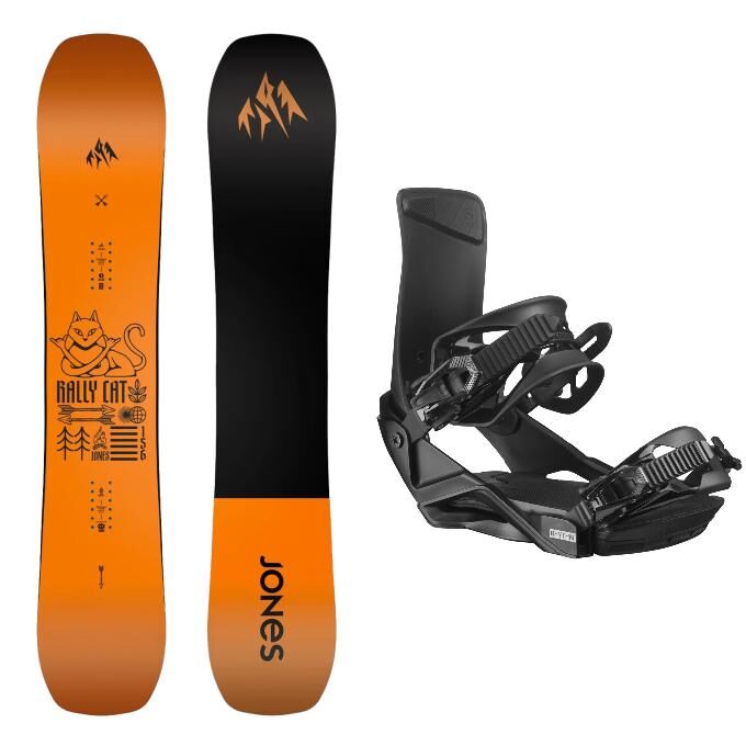 JONES MEN'S RALLY CAT snowboard pack + bindings