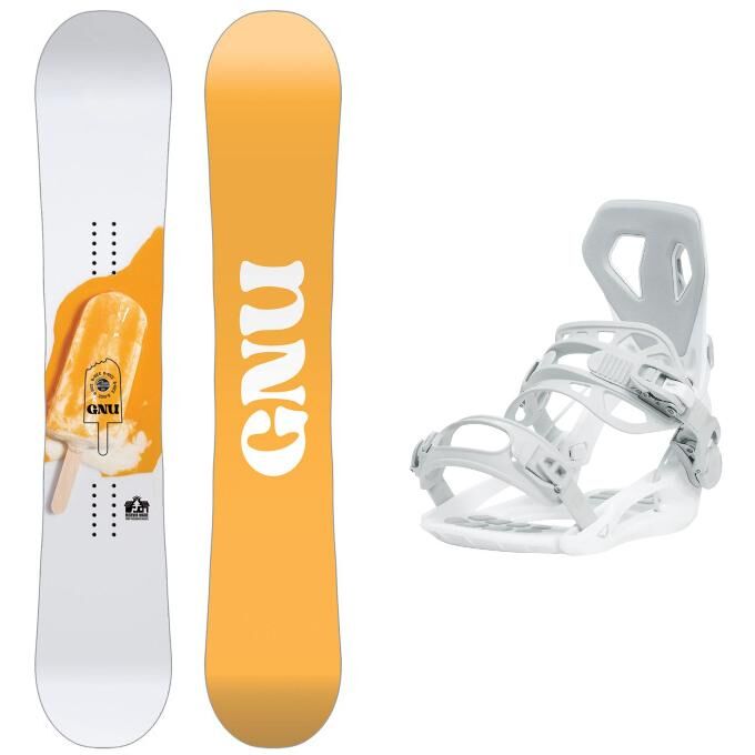Pack snowboard Gnu B NICE +...