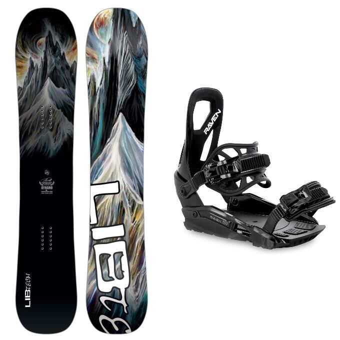 Snowboard-Set Lib Tech DYNAMO + Bindung