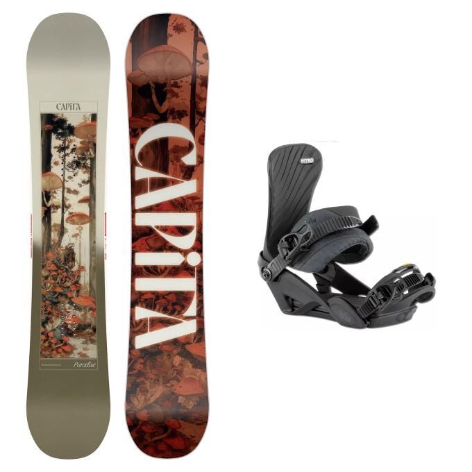 Capita PARADISE snowboard + bindings package