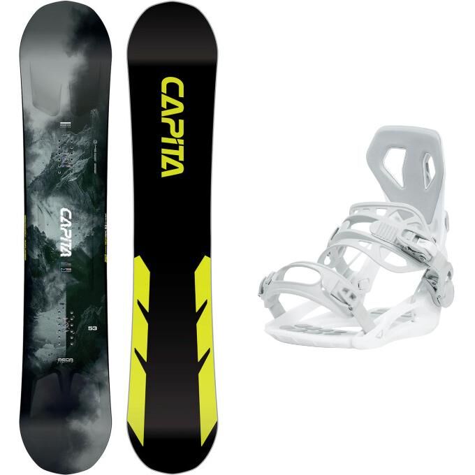 Pack de snowboard Capita BOARD MEGA MERCURY Wide + fijaciones