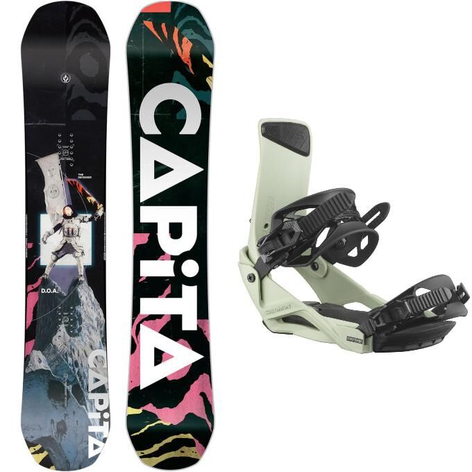 CAPiTA DOA 2025 Snowboard + Bindings Package – Performance