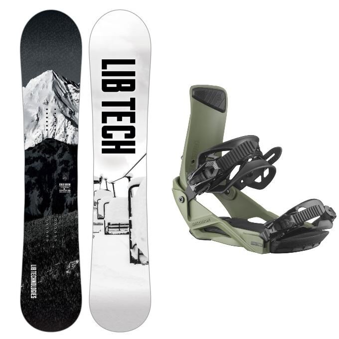 Lib Tech SKATE BANANA Snowboard Pack + Attacchi