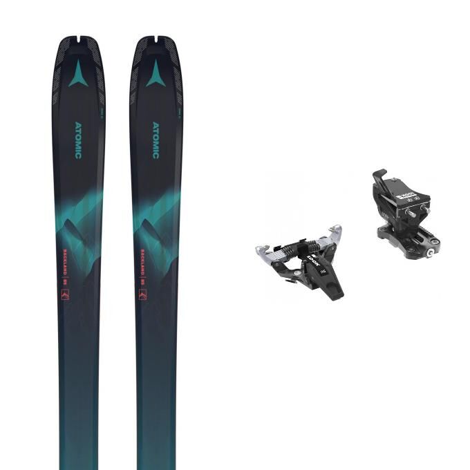 Atomic BACKLAND 85 W touring ski package + bindings