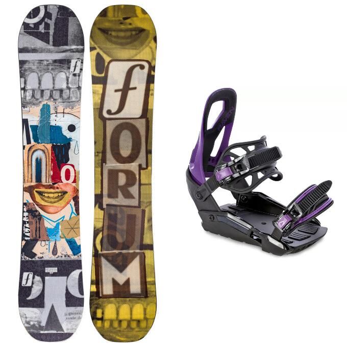 Forum Recon Snowboard + Bindings Pack | Total Versatility