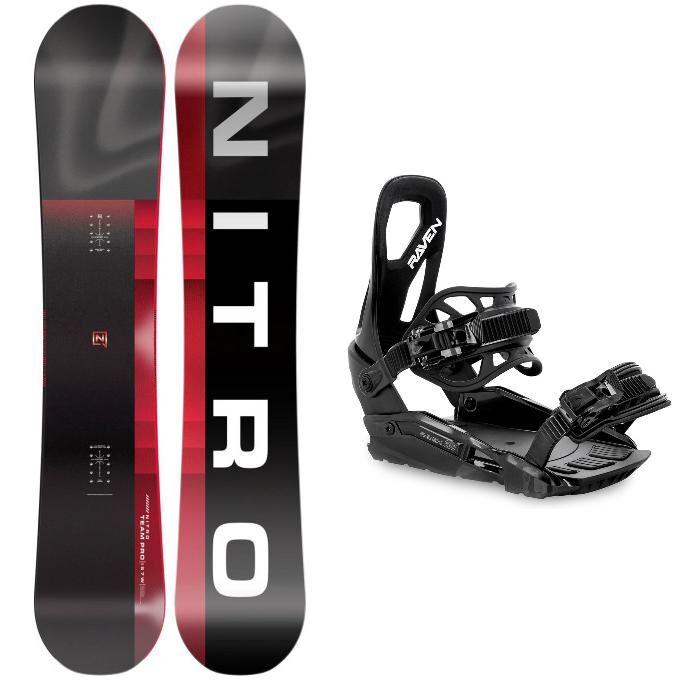 Snowboard-Set Nitro TEAM PRO WIDE + Bindung