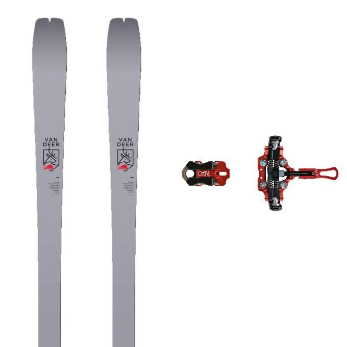 Set da sci Van Deer RACE TOUR65 + attacchi